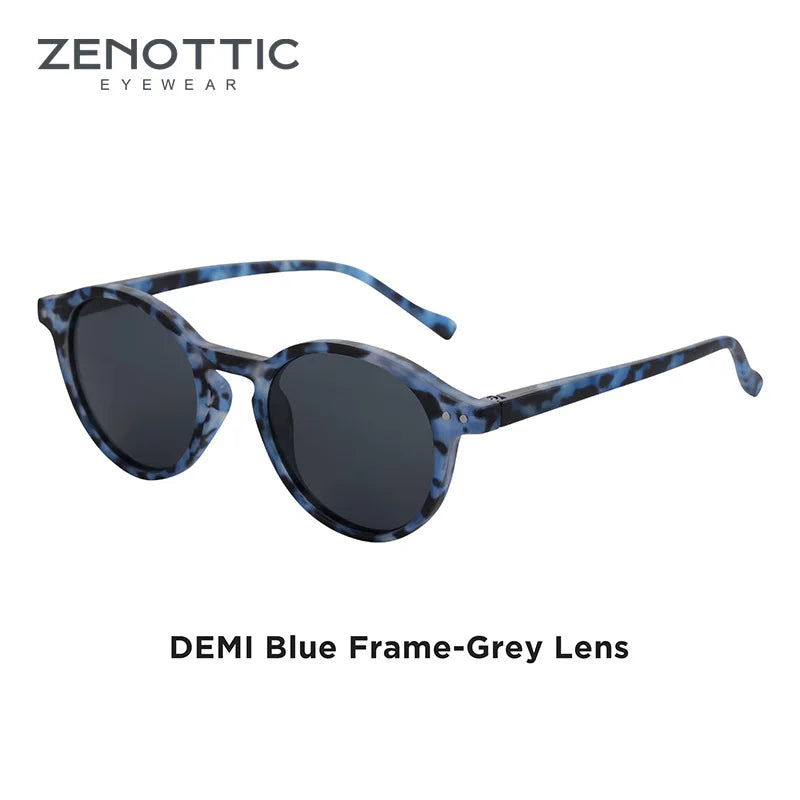CowLost | zenottic-s-size-retro-circular-polarized-sunglasses |46