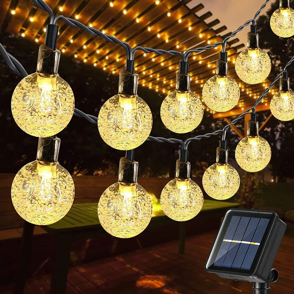 CowLost | product_id-solar-crystal-globe-100-led-solar-string-lights-for-outdoor-garden-party-decor |1