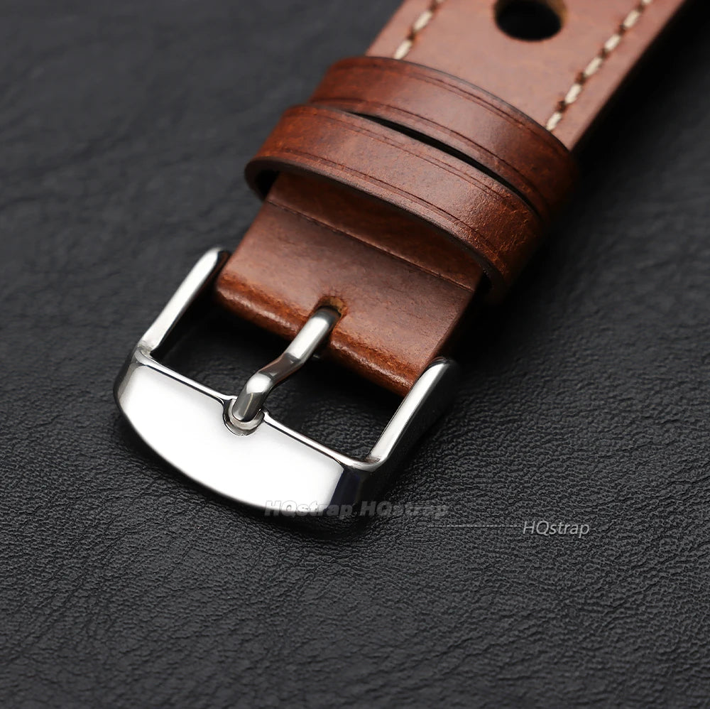 CowLost | product_id-vintage-genuine-oil-wax-cowhide-leather-watch-strap-20mm-22mm-with-pin-buckle-unisex |3