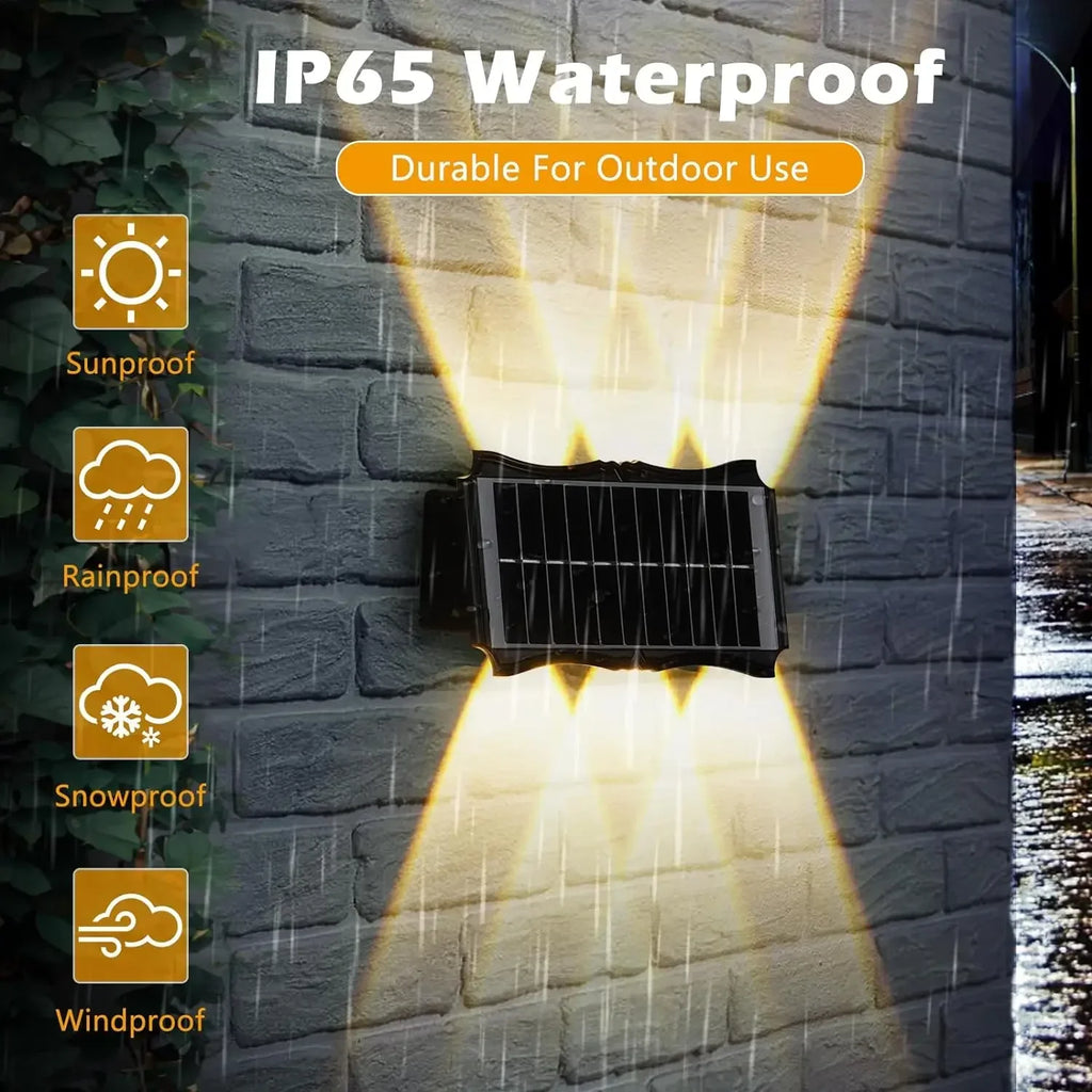 CowLost | product_id-solar-waterproof-led-wall-light-outdoor-high-brightness-up-down-garden-light |5
