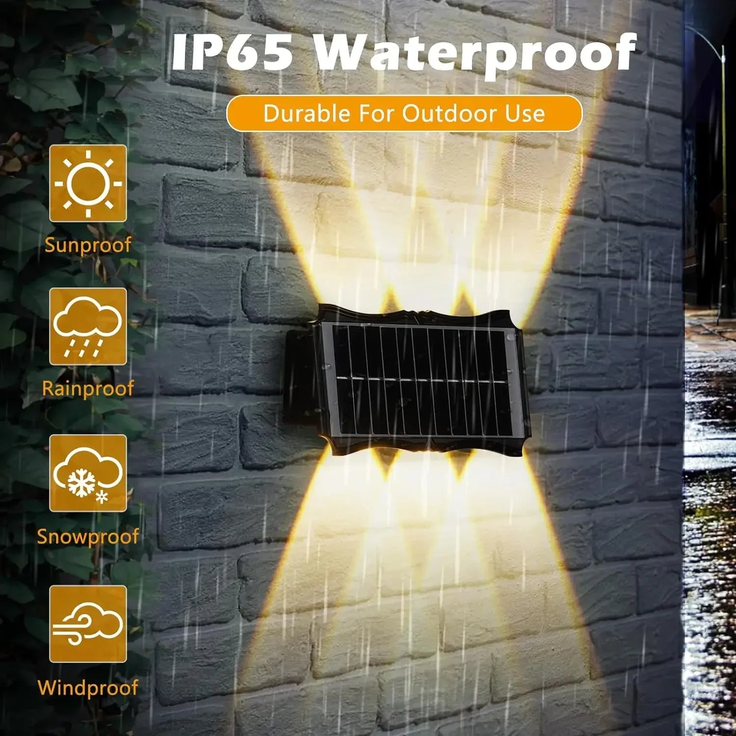 CowLost | product_id-solar-waterproof-led-wall-light-outdoor-high-brightness-up-down-garden-light |5