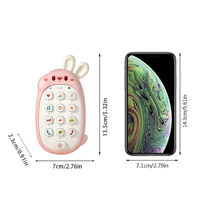 CowLost | product_id-baby-chewing-toy-phone-non-toxic-odorless-music-rabbit-toy-no-battery |10