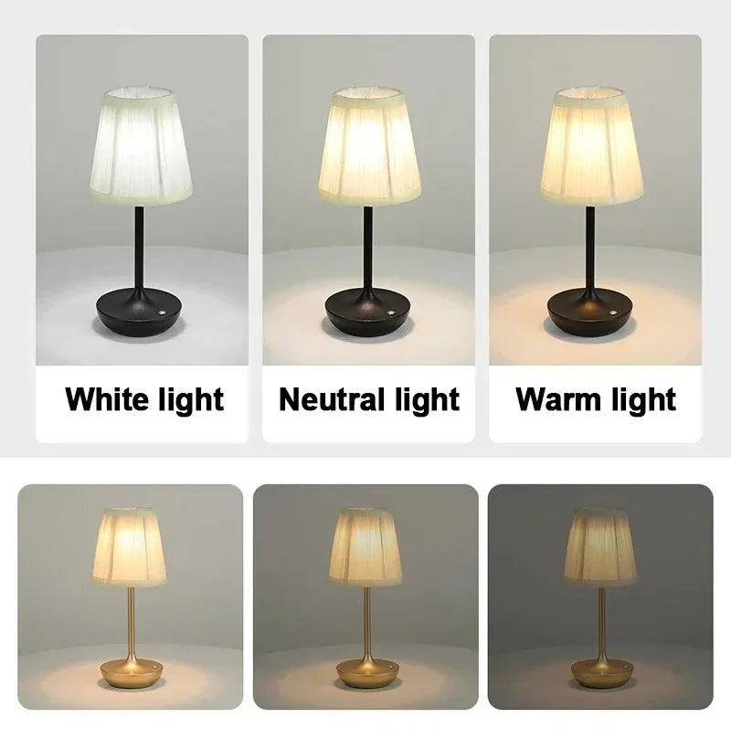 CowLost | product_id-3-color-fabric-led-table-lamp-usb-rechargeable-dimmable-bedside-light |2