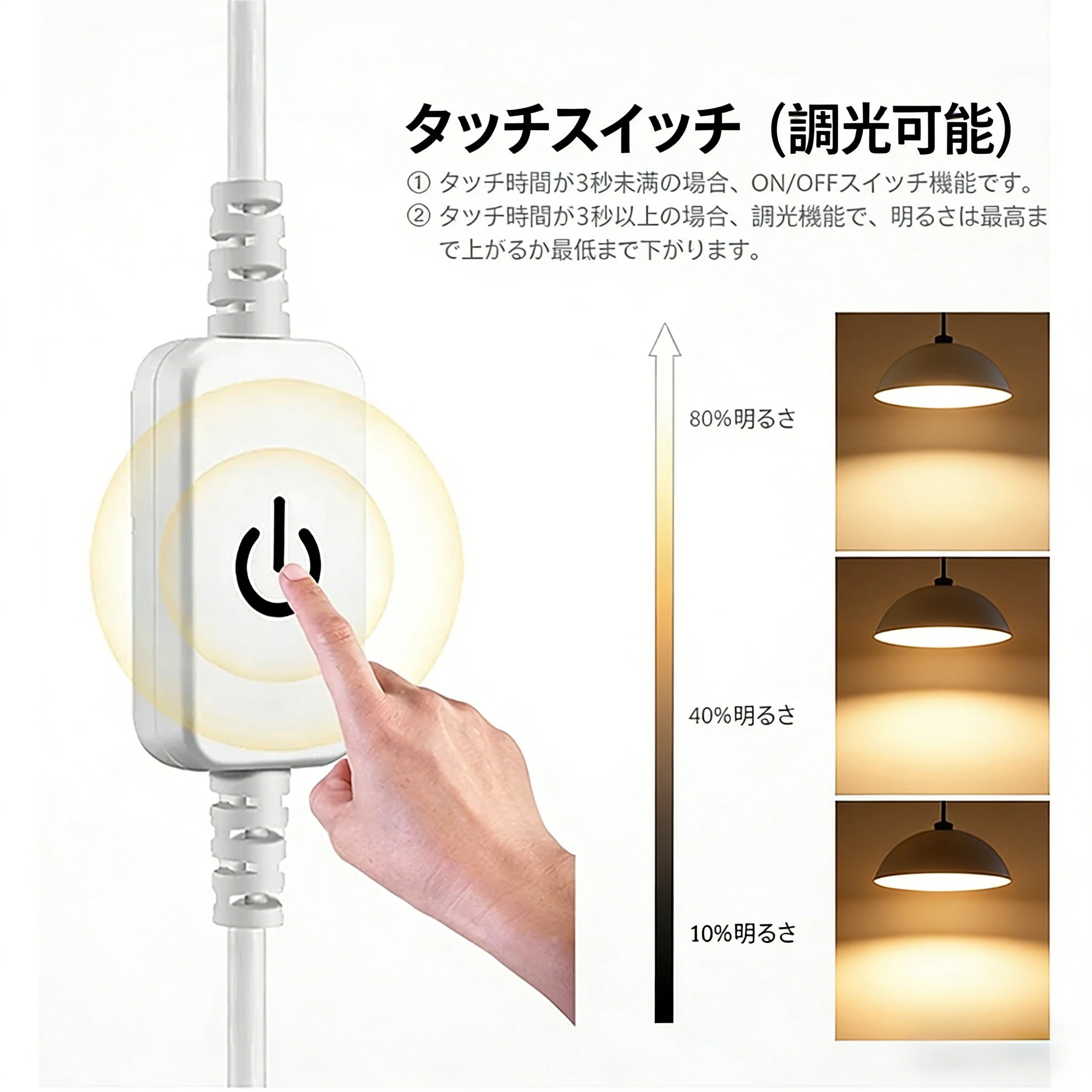 CowLost | light-ropes-strings-product_id-1-5m-usb-cob-led-strip-light-touch-switch-dimmable-for-indoor-lighting-bedroom-living-room-kitchen-tv-background |8