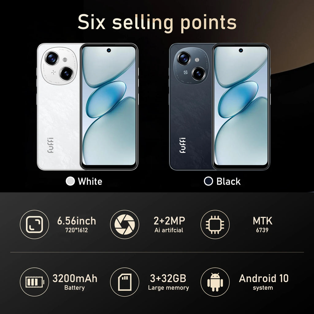 CowLost | fuffi-i13-pro-smartphone-8gb-512gb-3200mah-battery-13mp-camera-6-56-inch-5g-network-dual-sim-android-12 |6