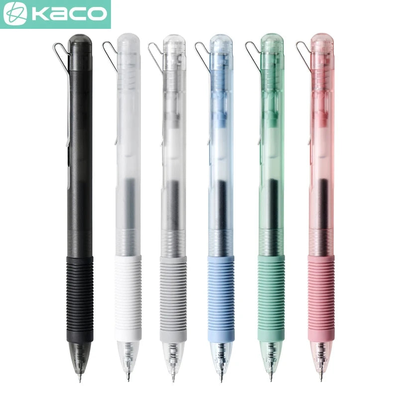 CowLost | product_id-kaco-k1-0-5mm-black-gel-pen-with-soft-grip-and-transparent-barrel-for-smooth-writing |1