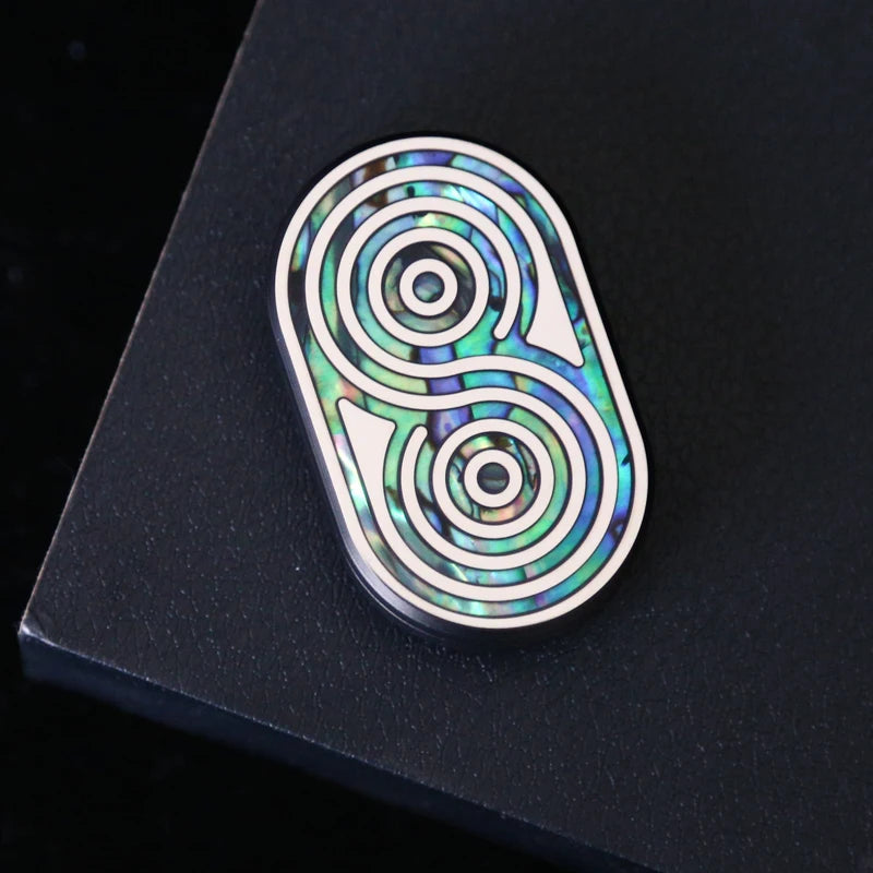 CowLost | fritillary-material-fidget-slider-autism-adhd-metal-edc-fidget-toys-office-desk-toys-anxiety-stress-relief-toys-adult-gift |4