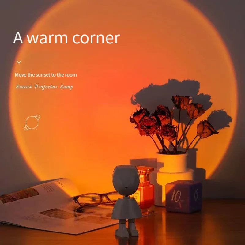 CowLost | product_id-usb-rechargeable-led-astronaut-sunset-rainbow-projection-night-light-with-touch-control |7