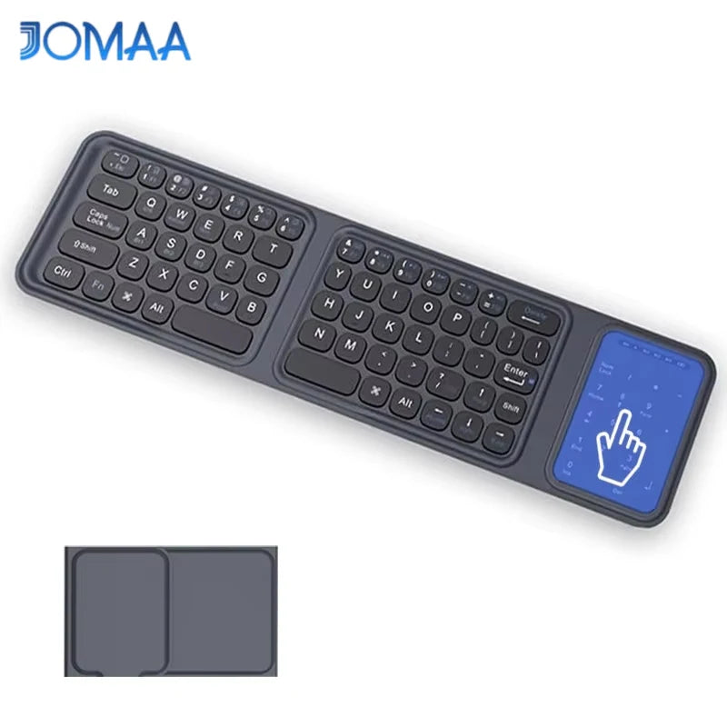 CowLost | product_id-jomaa-tri-fold-bluetooth-keyboard-with-pu-leather-cover-3-device-wireless-connection-for-tablet-phone-laptop |1