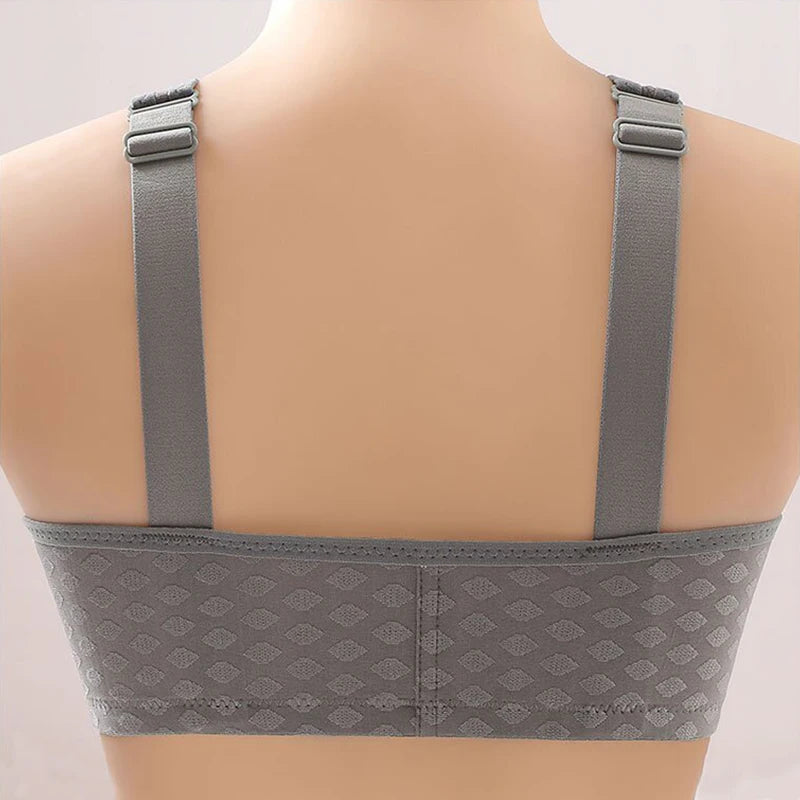 CowLost | product_id-fallsweet-plus-size-plaid-seamless-wireless-front-closure-push-up-bra |2