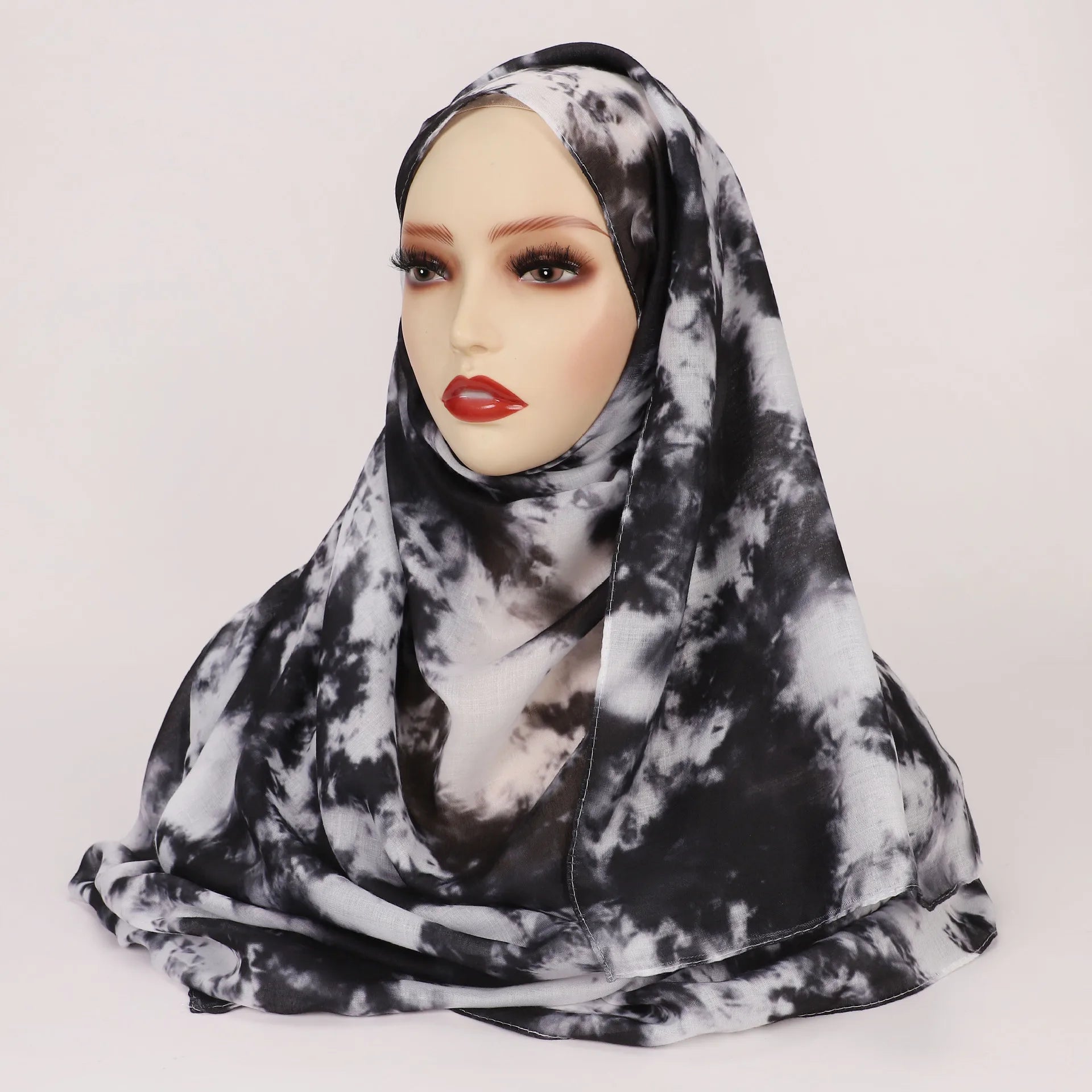 CowLost | watercolor-hijab-print-women-bohemian-soft-muslim-hijab |45