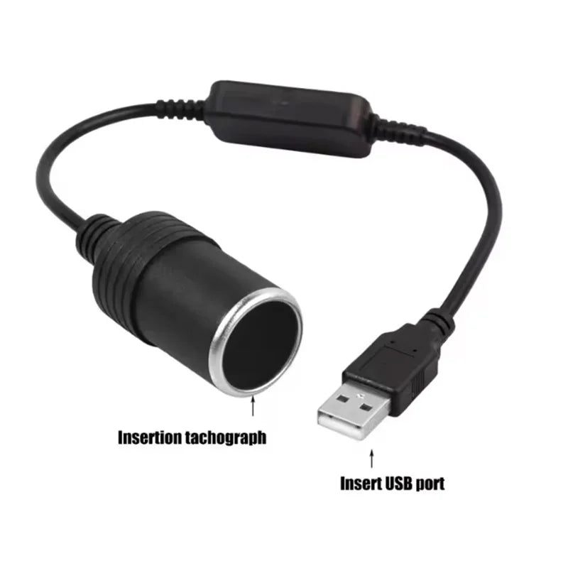 CowLost | product_id-auto-interior-usb-5v-to-12v-plug-connector-adapter-charger-cable-socket |4