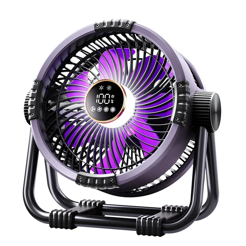 CowLost | product_id-homefish-rechargeable-multifunctional-outdoor-camping-ceiling-fan-with-4-speed-night-light-remote-power-bank |28