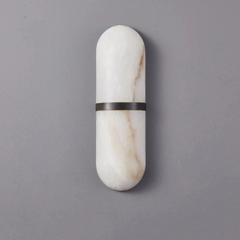 CowLost | product_id-semicylinder-12w-led-marble-effect-wall-sconce-for-living-dining-bathroom-hallway |2
