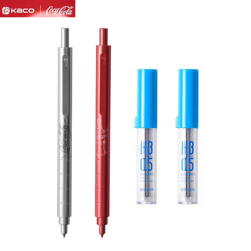 CowLost | product_id-kaco-coca-cola-rocket-0-5mm-mechanical-pencil-with-bubble-lines-break-resistant-hb-lead-smooth-writing |1