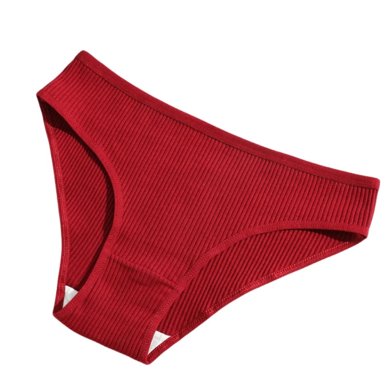 CowLost | product_id-3pcs-women-low-waist-seamless-cotton-breathable-briefs-panties-solid |13
