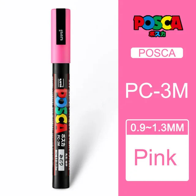 CowLost | product_id-uni-posca-pc-1m-3m-5m-multi-color-acrylic-permanent-marker-for-fabric-rock-metal-pop-posters-graffiti |95
