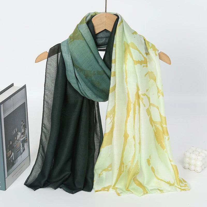 CowLost | bohemian-print-women-watercolor-soft-muslim-hijab |41