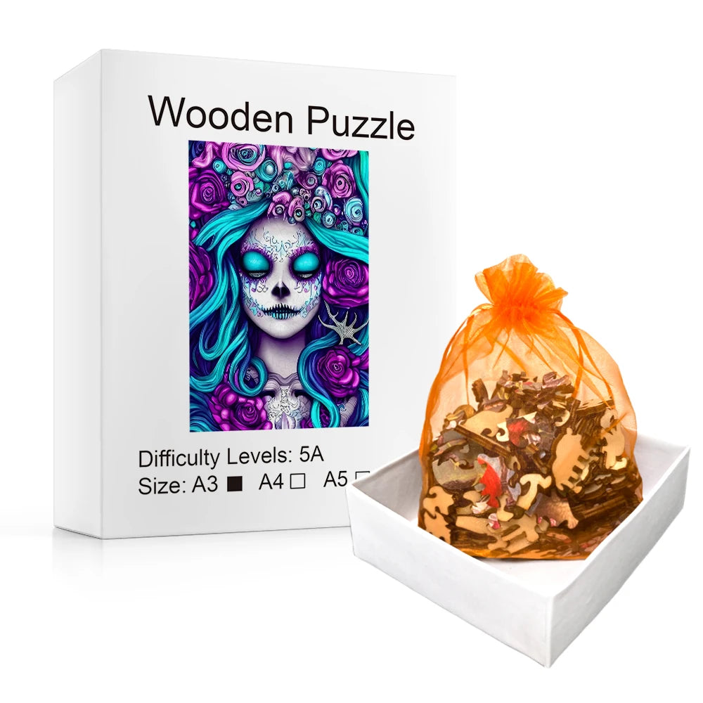 CowLost | product_id-mysterious-skeleton-wooden-round-puzzle-game-toy |5