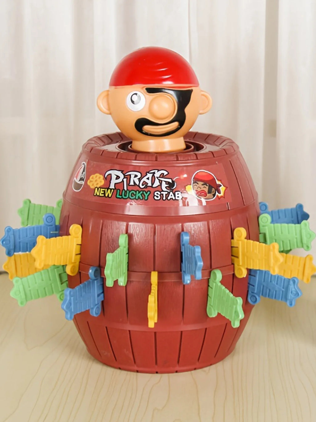 CowLost | product_id-pirate-bucket-interactive-childrens-toy-board-game-prank-sword-insertion-wooden-bucket |12