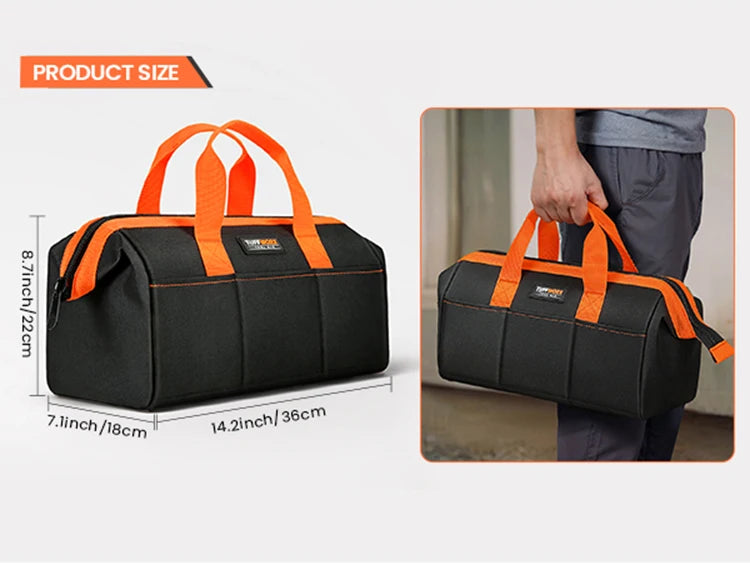 CowLost | product_id-14inch-electrician-tool-bag-with-12-pockets-heavy-duty-for-diy-and-craftsmen |8