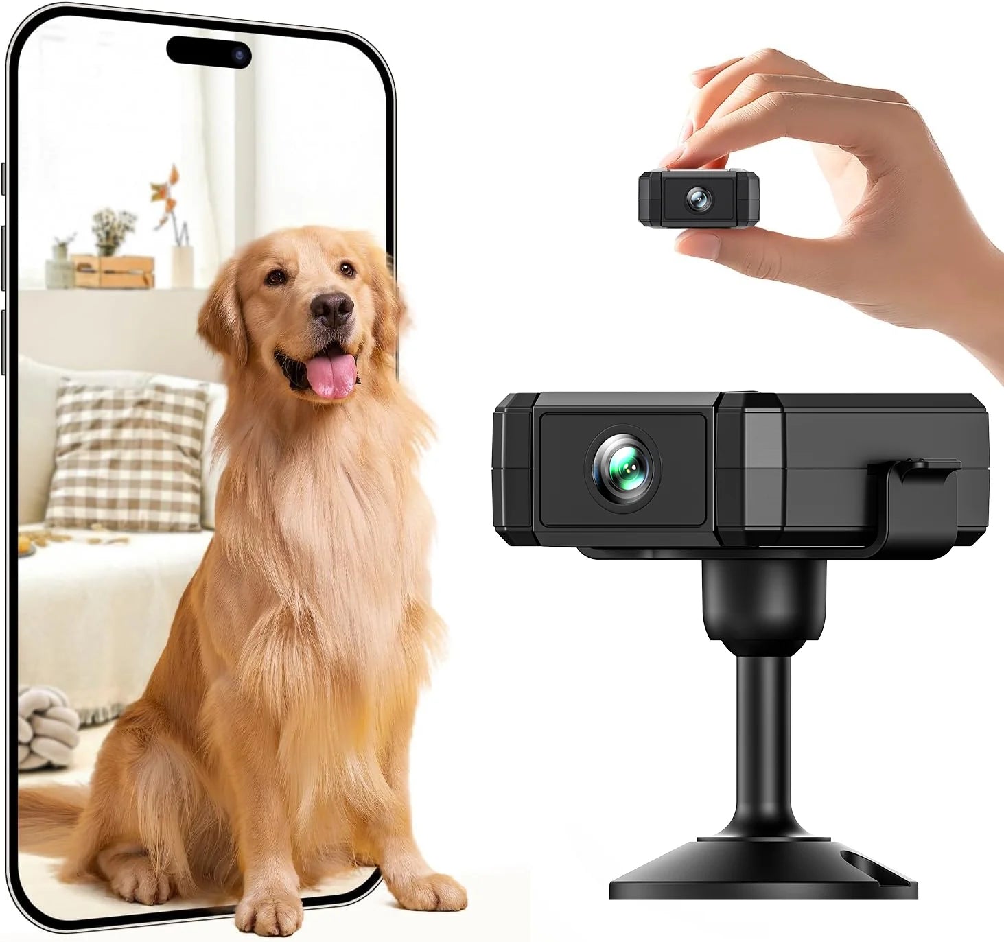 CowLost | product_id-mini-1080p-wifi-security-nanny-cam-with-180-rotating-lens-wireless-motion-detection-recording |6
