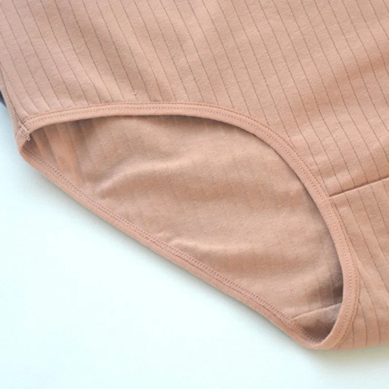 CowLost | product_id-2-pack-women-s-plus-size-high-waist-cotton-briefs-m-xxl-breathable-panties |4
