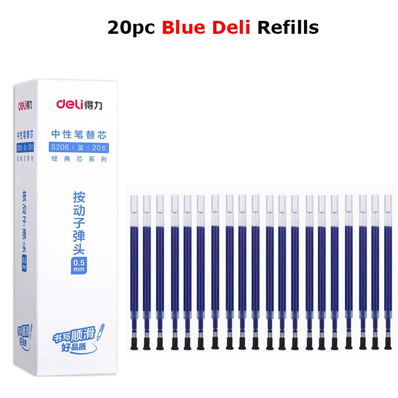 CowLost | product_id-deli-nusign-quick-drying-black-gel-pen-0-5mm-bullet-tip-for-business-school |10