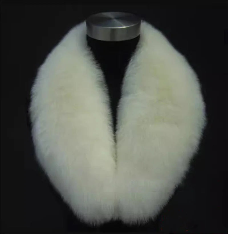 CowLost | natural-color-raccoon-fox-collar-scarf |20