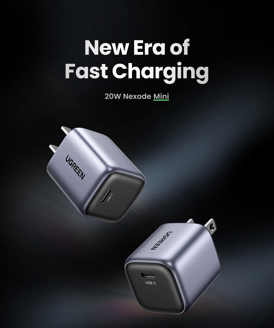CowLost | ugreen-20w-gan-charger-pd-fast-charger-usb-c-pd3-0-qc3-0-quick-charging |7