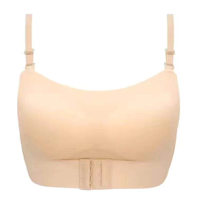 CowLost | product_id-front-buckle-strapless-wire-free-non-slip-push-up-bra-for-women |15