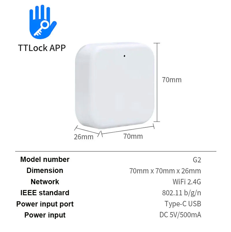 CowLost | locks-keys-product_id-ttlock-g2-wifi-gateway-bluetooth-to-wifi-converter-for-smart-door-lock-remote-control |8