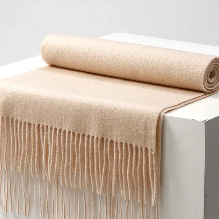CowLost | winter-pure-long-wool-scarf-women-luxury-brand |13