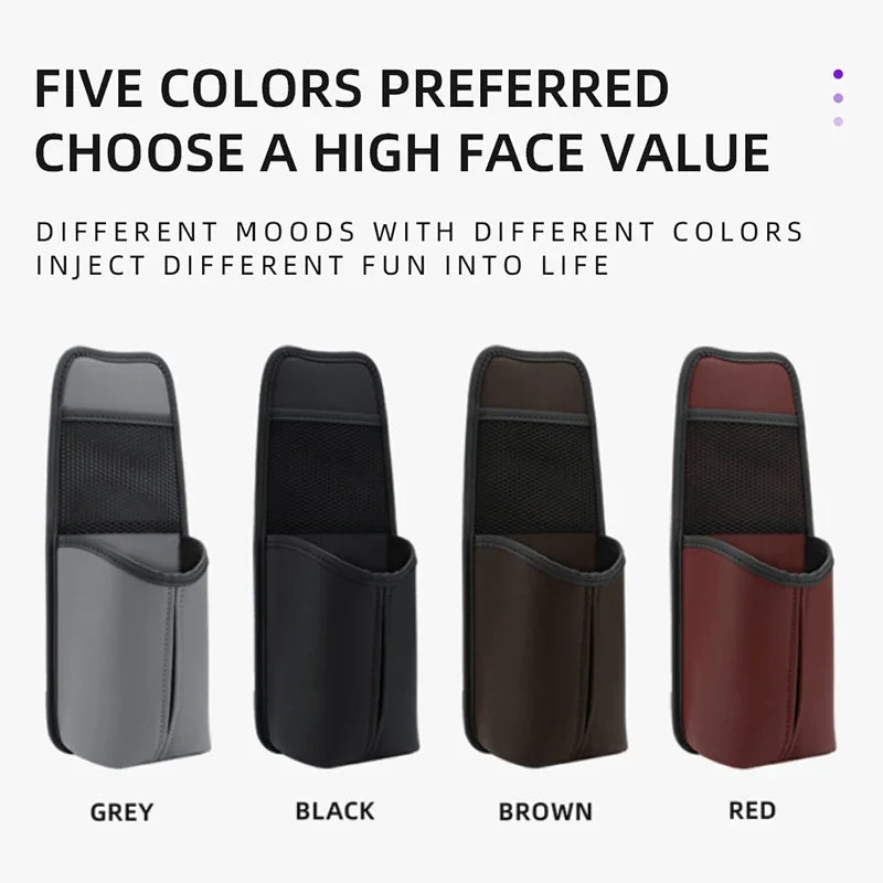 CowLost | mobile-phone-car-mounts-product_id-car-seat-side-storage-bag-hanging-organizer-with-tissue-holder-and-mesh-pocket-for-phone-bottle |6