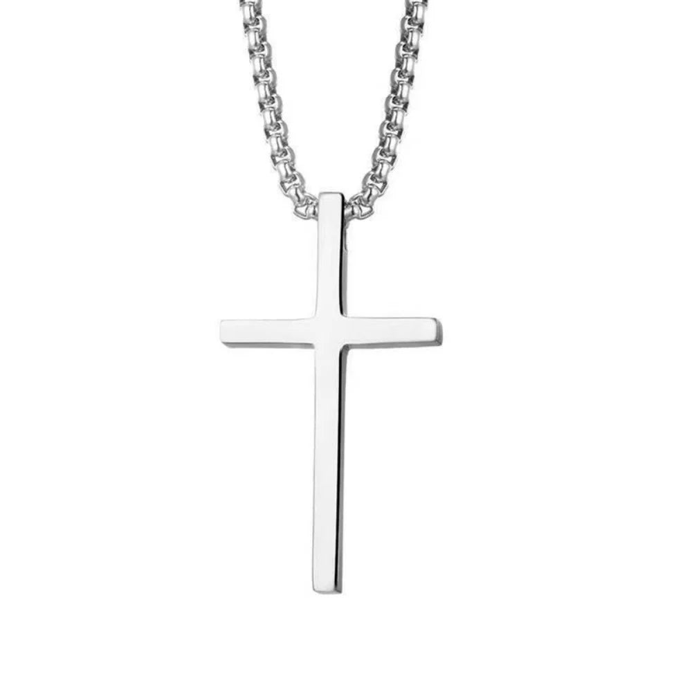 New Religion Christian Virgin Mary Jesus Cross Pendant Necklace Unisex 60/70CM