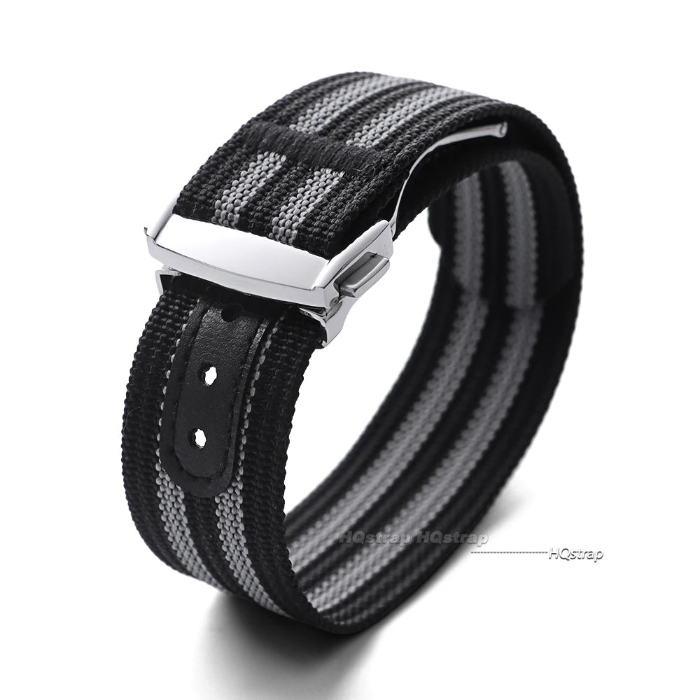 CowLost | watch-bands-product_id-ribbed-nylon-20mm-watch-strap-for-omega-swatch-moonswatch-with-stainless-steel-folding-buckle-unisex-sport-replacement-band |14