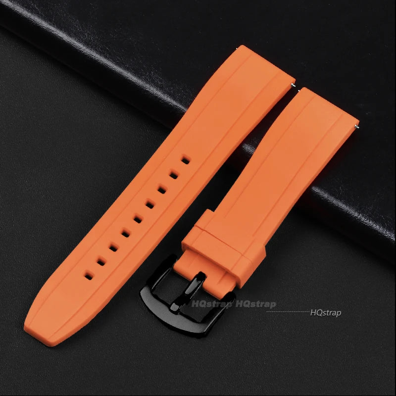 CowLost | product_id-quick-release-silicone-sports-watch-strap-20mm-22mm-black-green-orange-blue |18
