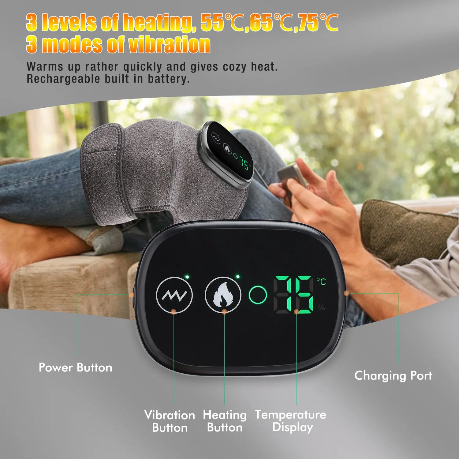 CowLost | eletric-heating-knee-massage-device-vibration-knee-pads-for-shoulder-elbow-joint |19