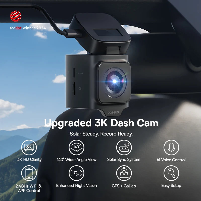 CowLost | baseus-3k-dash-cam-vd1-front-and-rear-cam-hd |2