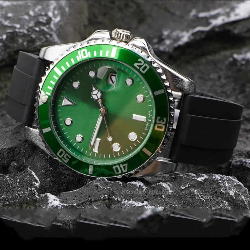 CowLost | bracelets-product_id-20mm-black-silicone-watchband-for-rolex-daytona-submariner-gmt-oyster-tpu-rubber-strap |9