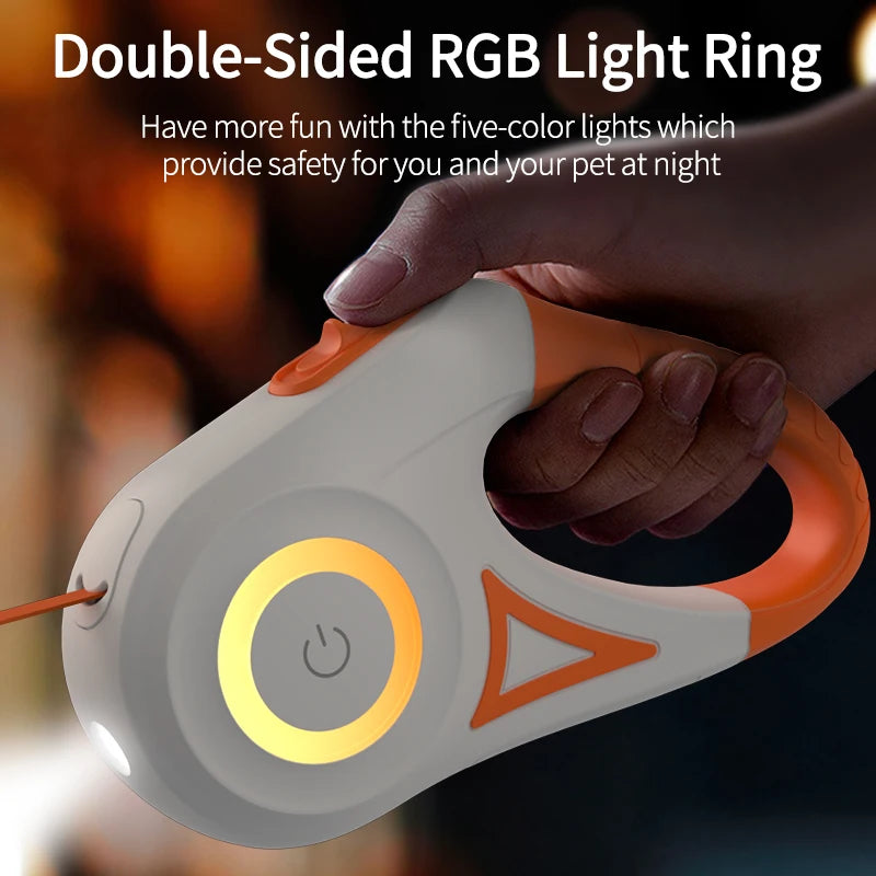 CowLost | dog-diapers-rojeco-5m-led-retractable-dog-leash-with-light-straps |2