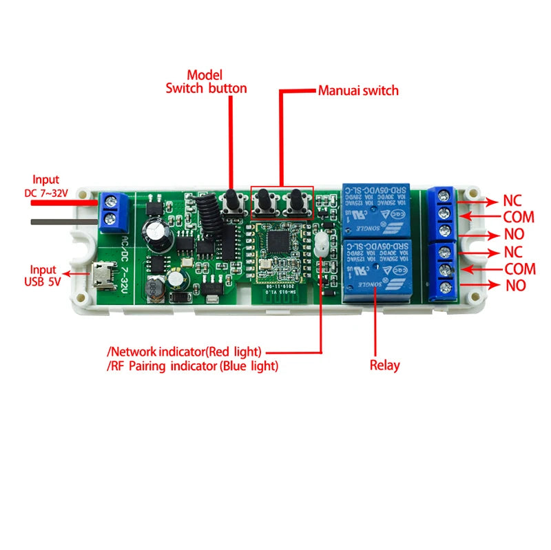 CowLost | locks-keys-product_id-zigbee-tuya-smart-module-self-lock-inching-mode-switch-for-door-opener-electric-lock |1