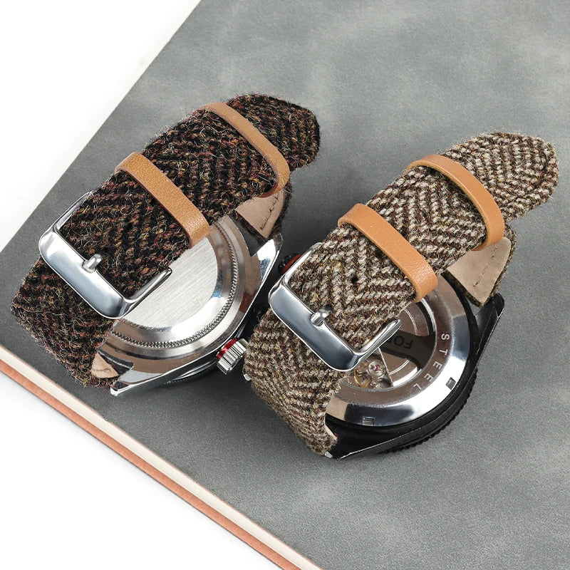 CowLost | bracelets-product_id-retro-nylon-leather-quick-release-wrist-strap-for-seiko-rolex-watchbands-unisex |3
