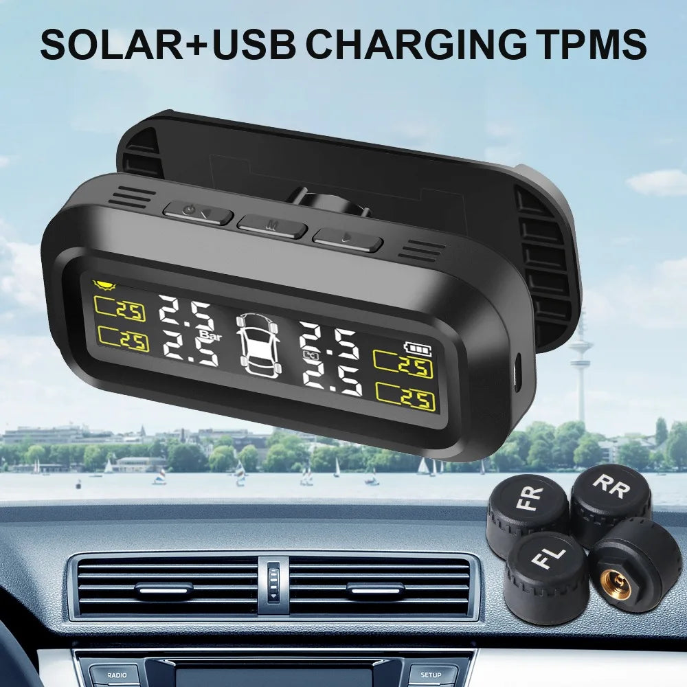 CowLost | air-intake-temperature-sensors-product_id-solar-car-tire-pressure-monitoring-system-with-4-external-sensors-and-temperature-warning |7
