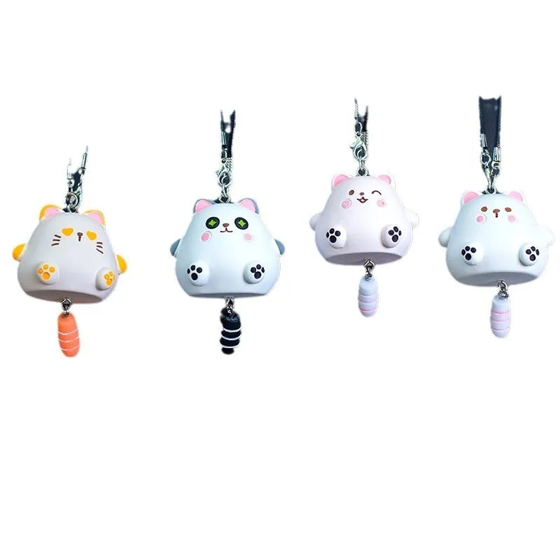 CowLost | product_id-resin-chubby-anime-cat-rearview-mirror-pendant-with-wagging-tail-ornament-gift |5