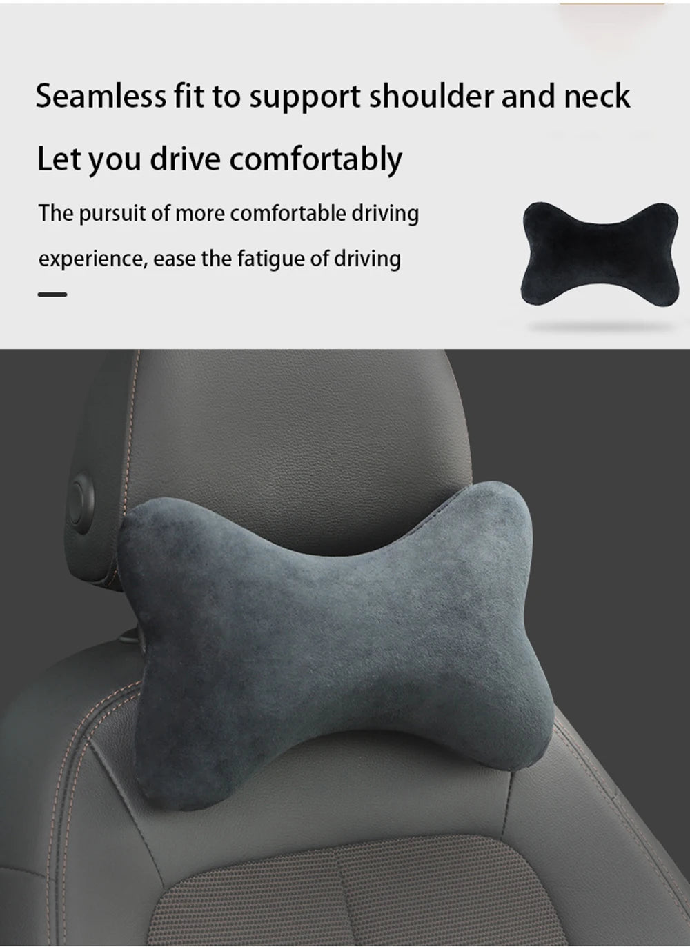 CowLost | velvet-product_id-car-neck-headrest-pillow-memory-foam-breathable-velvet-neck-support-for-sleep-and-travel |13