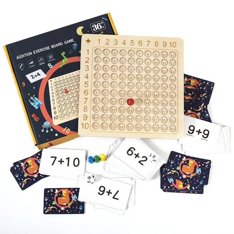 CowLost | fencing-barriers-montessori-kids-99-multiplication-board-game-educational-math-toy |6