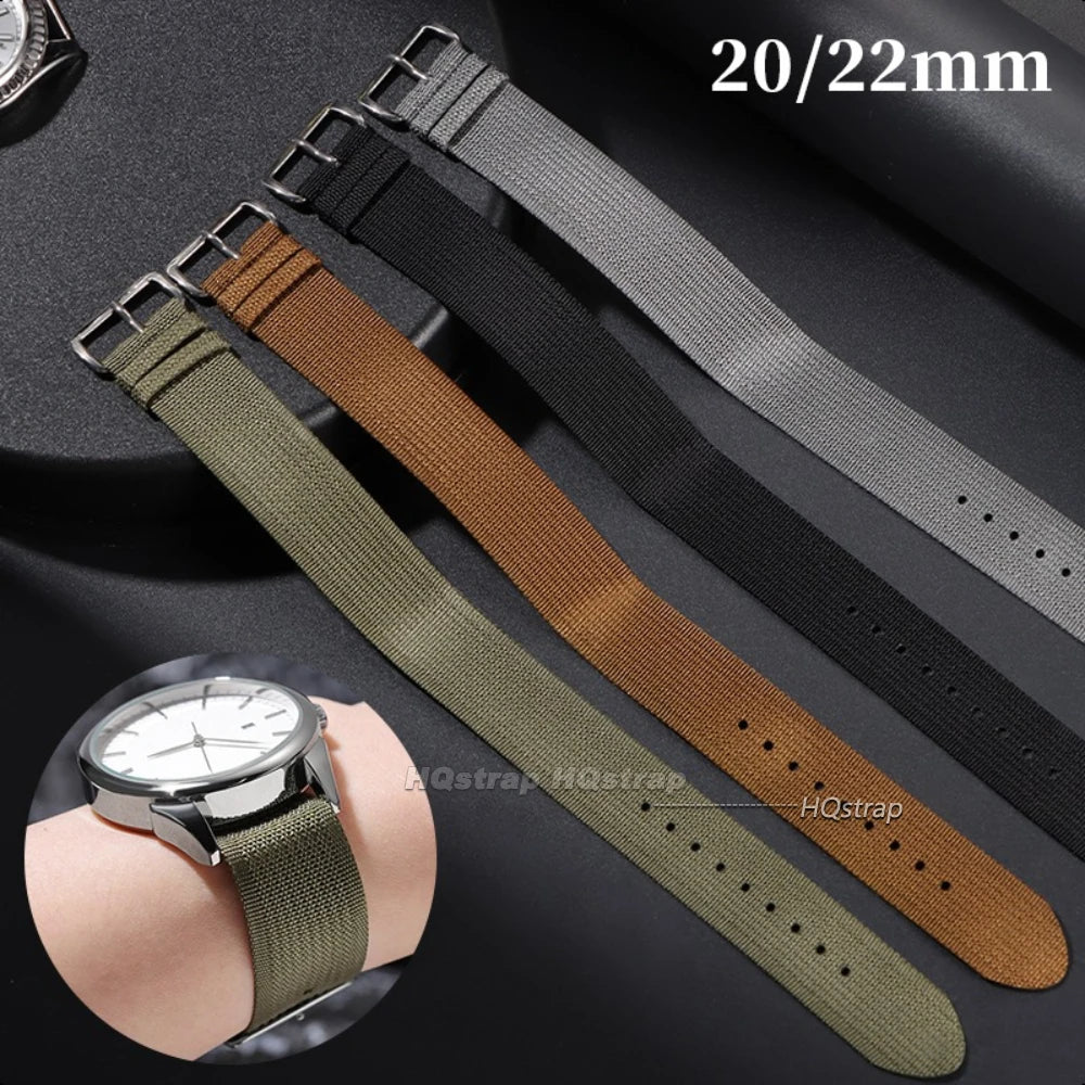 CowLost | product_id-nylon-canvas-ribbed-20mm-22mm-sport-watch-strap-replacement-for-smartwatch-unisex |8