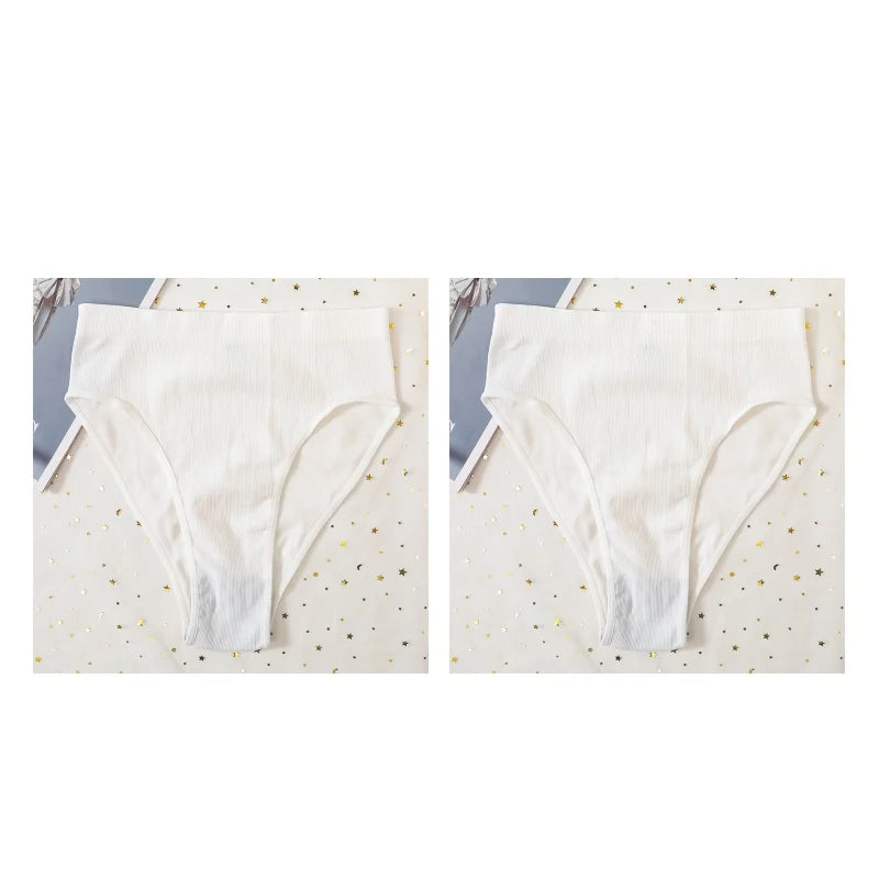 CowLost | product_id-2-pack-seamless-high-waist-womens-briefs-high-leg-solid-panties-s-l |41