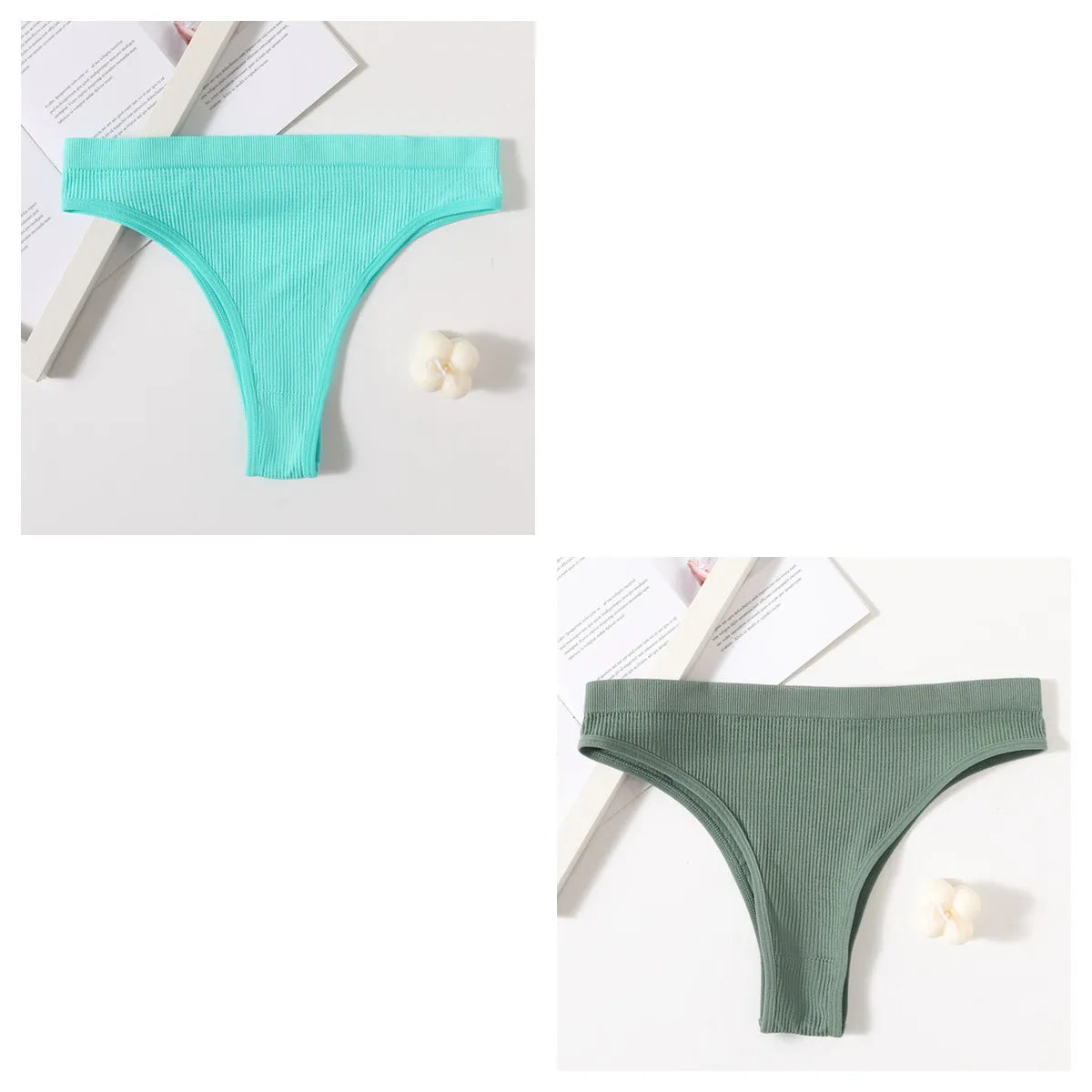 CowLost | product_id-2-pack-womens-low-rise-seamless-breathable-solid-color-briefs-m-l |11